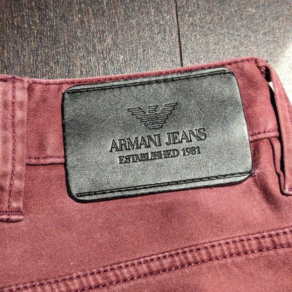Red Pants - Armani Jeans - Picture 2 of 6